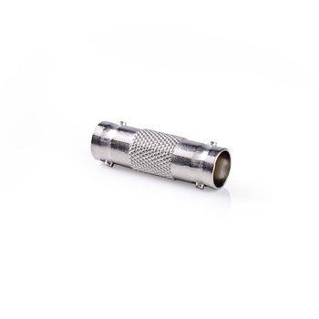 Nedis BNC Adapter | BNC Hona | BNC Hona | Nickelplaterad | 50 Ohm | Rak | Metall | Silver | 10 st. | Kuvert