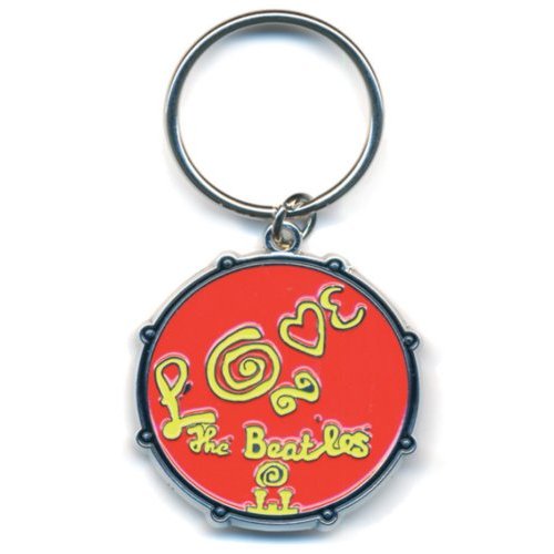 The Beatles: Keychain/Love Drum (Enamel In-fill)