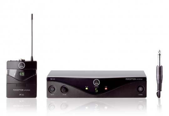 AKG WMS45 trådlöst instrumentsystem Frekvens bandbredd A