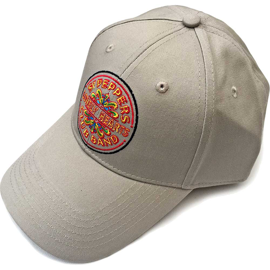The Beatles: Unisex Baseball Cap/Sgt Pepper Drum (Sand)