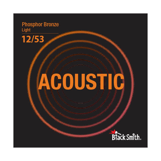 BlackSmith PB-1253 western-gitarr-strängar, 012-053