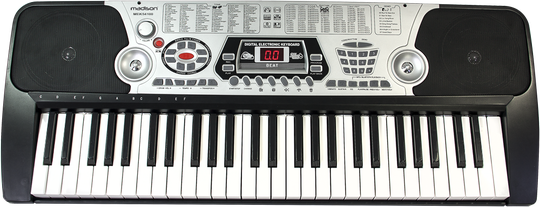 Madison Keyboard 54 tangenter med mikrofon och stativ