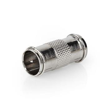 Nedis Satellite & Antenn Adapter | F Hane Quick | F Hane Quick | Nickelplaterad | 75 Ohm | Rak | Metall | Silver | 10 st. | Kuvert