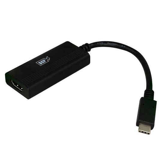 SCP 9AD-USBTYPEC - Male USB Type-C to female HDMI 2.0b adapter dongle, 4K@60Hz, HDR