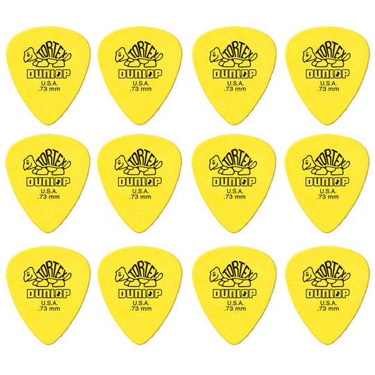 Dunlop Tortex Standard 0,73 mm plektrum (12 st.)