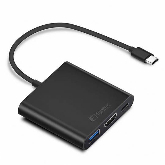 FANTEC UMP-HDMI4K-PD Universal USB & Display adapter with USB type-C with charging function