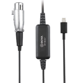 BOYA Mikrofonadapter Lightning - XLR BY-BCA7 Hane - Hona