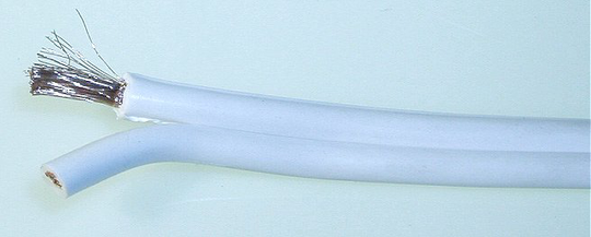 Högtalarkabel 2x4mm2 Vit 10m / High standard