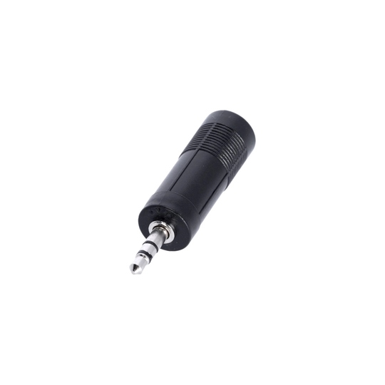 Adapter Ljudkontakt 6,3 mm stereojack hona till 3,5 mm stereojack