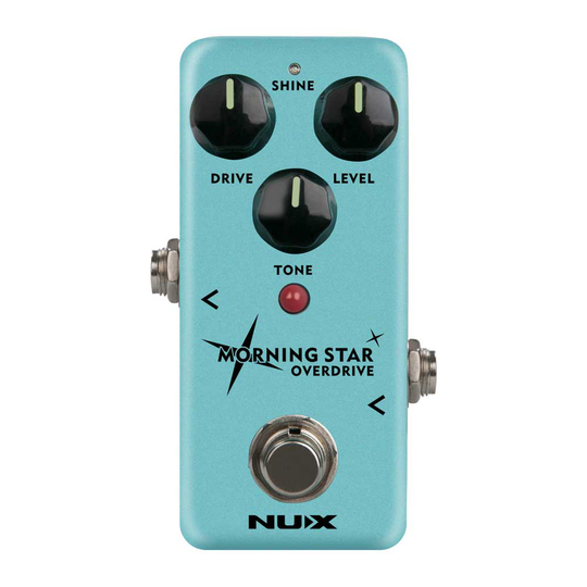 Nux Morning Star Overdrive gitarr-effekt-pedal