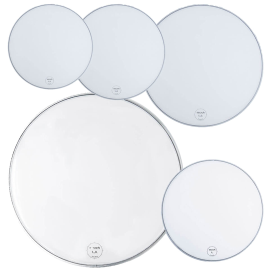 Search S10D5 Clear (12"+14"+14"+16"+22") trumskinns paket