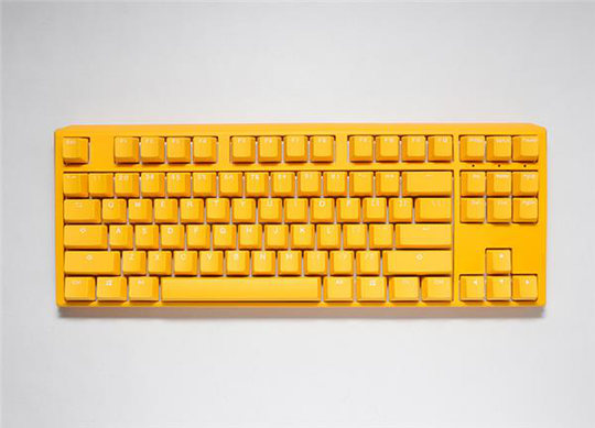 Ducky - One 3 Yellow Ducky Nordic Layout TKL 80% Cherry Black