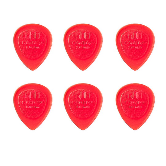 Dunlop Stubby Jazz 1,0 mm plektrum (6 st.)