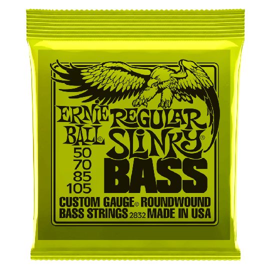 Ernie Ball Slinky Nickel Wound bassträngar, basgitarr Regular Slinky 050-105