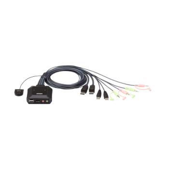 Aten 2-Port KVM Switch Svart