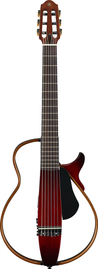 Yamaha SLG200N Silent Guitar Nylon - Crimson Red Burst
