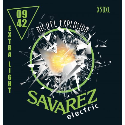 Savarez X50XL Explosion el-gitarr strängar, 009-042