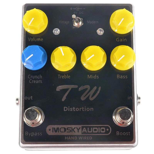 Mosky TW-Distortion gitarr-effekt-pedal