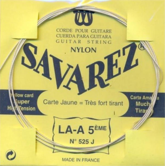 Savarez 525J A5 lös spansk gitarr-sträng, gul