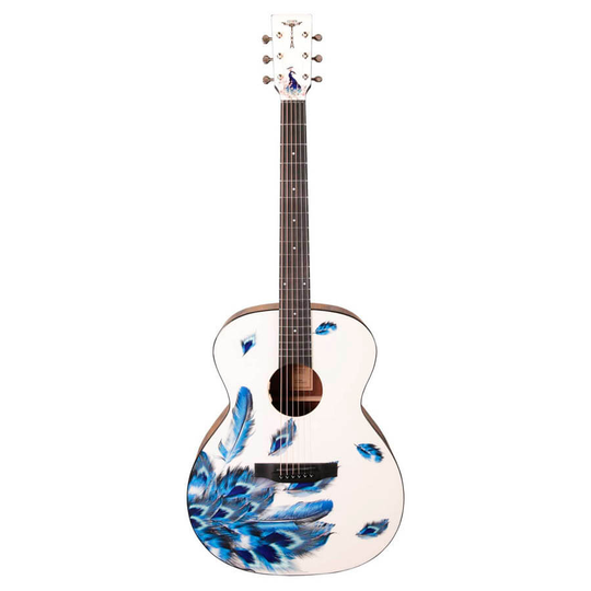 Tyma V-3E PLUM western-gitarr