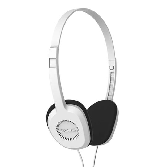 Koss headphone KPH8W, On-ear, white, 3,5mm plug