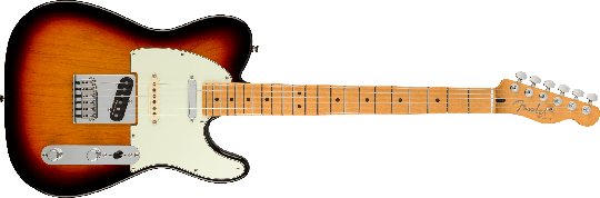 Fender Player Plus Nashville Telecaster elgitarr (3-färgad Sunburst )