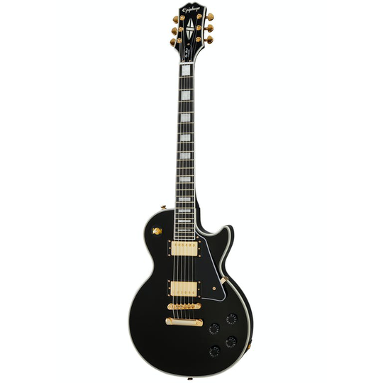 Epiphone Les Paul Custom El-gitarr (Ebony)