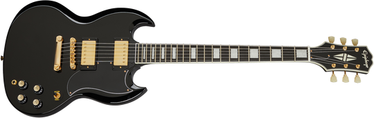 Epiphone SG anpassad elgitarr (ebenholts)
