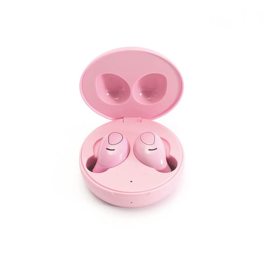 LEDWOOD Hörlur i9 TWS True Wireless In-Ear Rosa Mic