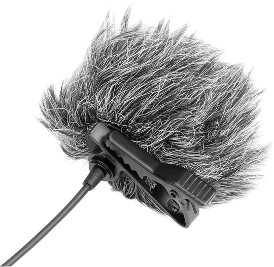 Saramonic LM-WS Furry Windscreen för Lavalier mikrofoner - 3 st.