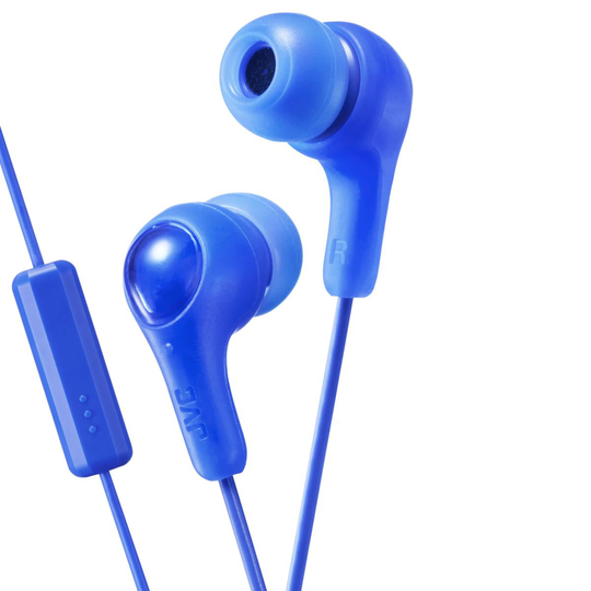 JVC Hörlur FX7M Gumy Plus In-Ear Mic Blå