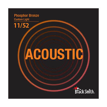BlackSmith PB-1152 western-gitarr-strängar, 011-052