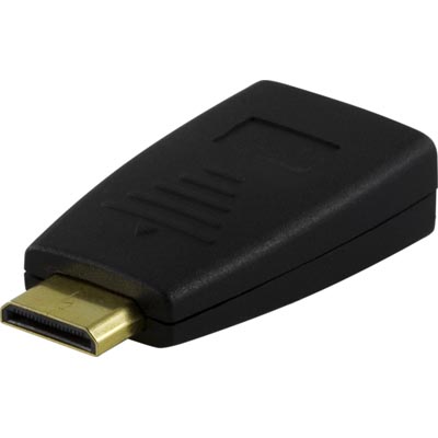 HDMI-adapter, mini HDMIhane till HDMI hona 19pin