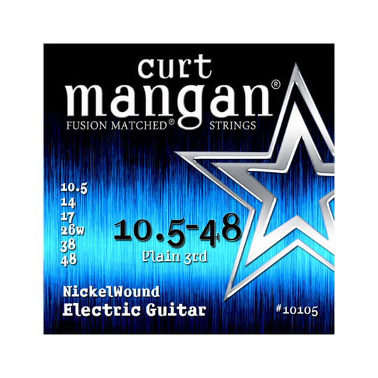 Curt Mangan 10105 Nickel Wound el-gitarrsträngar 0105-048
