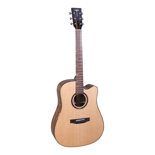 Tyma D-22CE western-gitarr