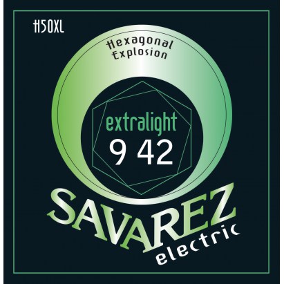 Savarez H50XL Hexagonal Explosion el-gitarr strängar, 009-042