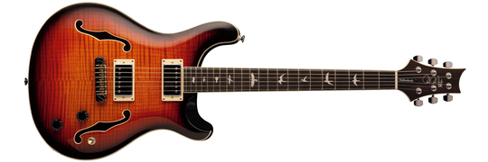 PRS SE Hollowbody II Elguitar (Tricolor Burst)