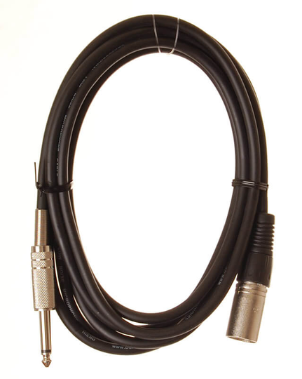HiEnd XLR(hane)-till-jack-kabel 3 meter