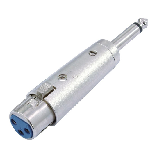 Omnitronic 30226400 XLR(hun) til jack(han) adapter