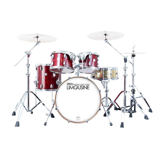 Drum Limousine Custom Shop 20 RD trumset red sparkle