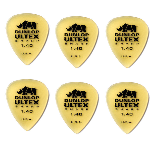 Dunlop Ultex Sharp 1,40 mm plektrum (6 st.)