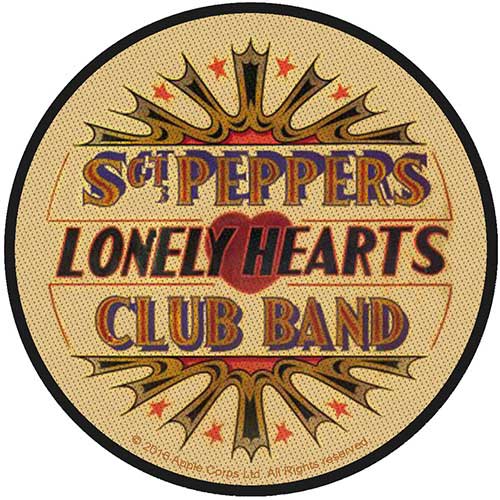 The Beatles: Standard Patch/Vintage Sgt Pepper Drum