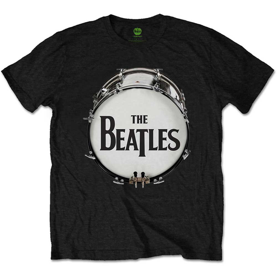 The Beatles: Unisex T-Shirt/Original Drum Skin (Medium)