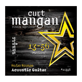 Curt Mangan 21356 80/20 Bronze western-gitarrsträngar 013-056