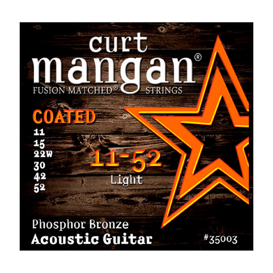 Curt Mangan 35003 Coated Phosphor Bronze western-gitarrsträngar 011-052