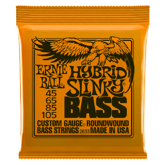 Ernie Ball Slinky Nickel Wound bassträngar, basgitarr Hybrid Slinky 045-105