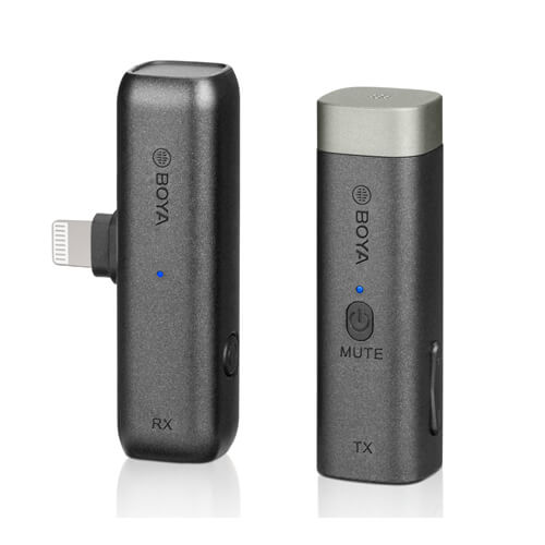 BOYA Mikrofon Smartphone Trådlös BY-WM3D Lightning